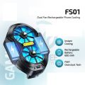 AR TECH FS01 Dual Fan Dual Battery Rechargeable Phone Cooler Fan. 