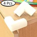 4Pcs/set Soft Extra Thick Child Protection Angle Corner Protector Baby Safety Corner Protector Premium Furniture Table Edge & Corner Guard Baby Proofing Protector. 