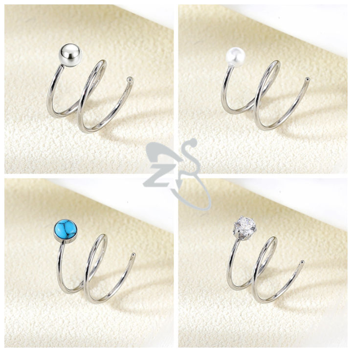 ZS%201%20PC%2020G%20Double%20Layers%20Stainless%20Steel%20Nose%20Ring%20Butterfly%20Star%20Nose%20Hoop%20Rings%20Ear%20Cartilage%20Tragus%20Helix%20Piercings%20Jewelry%20-%20Image%202