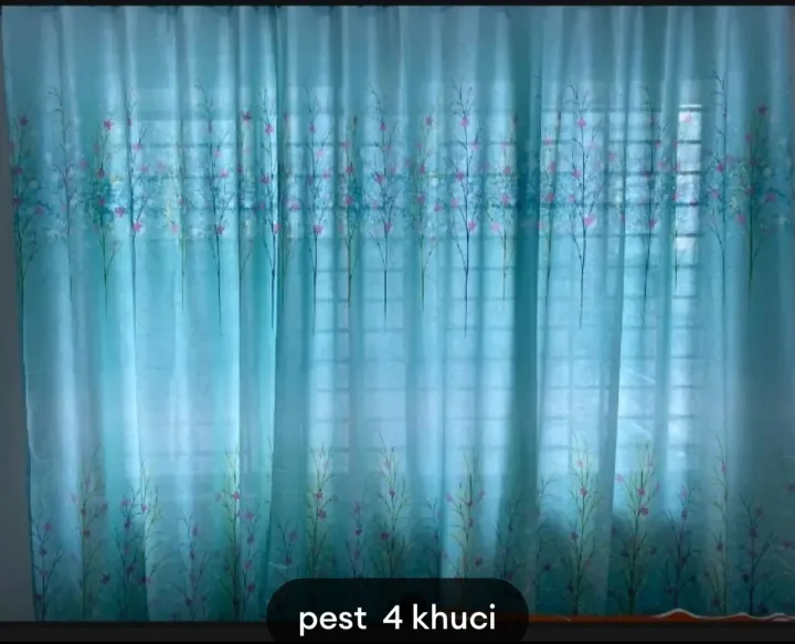 Curtain Porda Synthetic Curtains Indian Porda Window Protector 40*80 ...