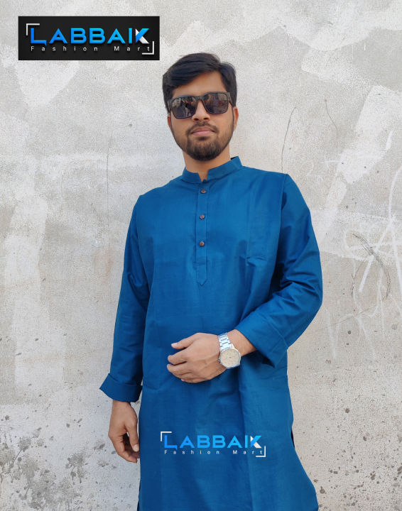 Stylish semi long khadi panjabi, Big Panjabi - Panjabi For Men
