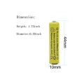 SMALL YELLOW Color 1.2V 600mAh Battery AAA 1.2V 600mAh Ni-CD Rechargeable Triple A Battery AAA 10440 Model Battery For Toy Remote Control Car Batteries . 