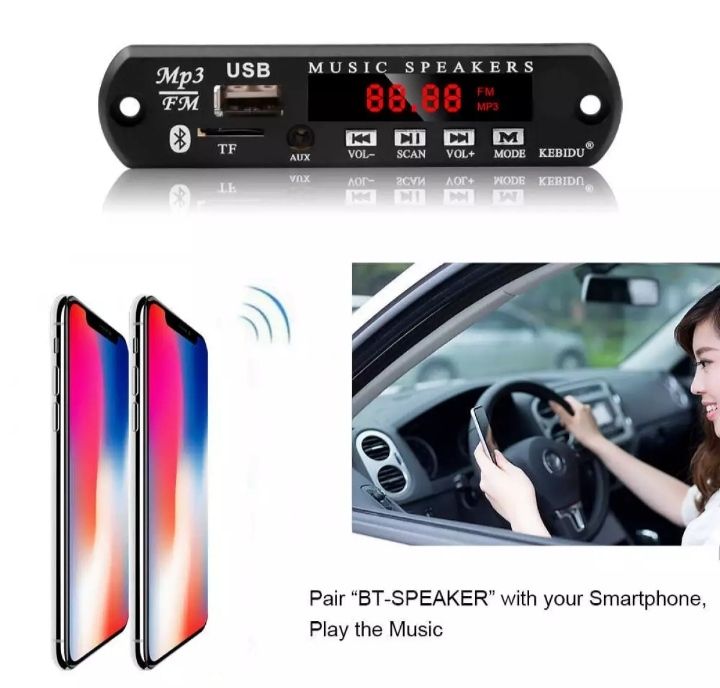 Car%20Amplifier%20Bluetooth%20MP3%20Decoding%20Board%20Module%20FM%20Radio%20USB%20TF%20AUX%20Remote%20Control%20-%20Image%203