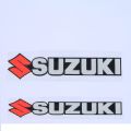 বাইক/মোটরসাইকেল সজ্জার জন্য 2 পিস suzukii লোগো স্টিকার - cycle sticker.