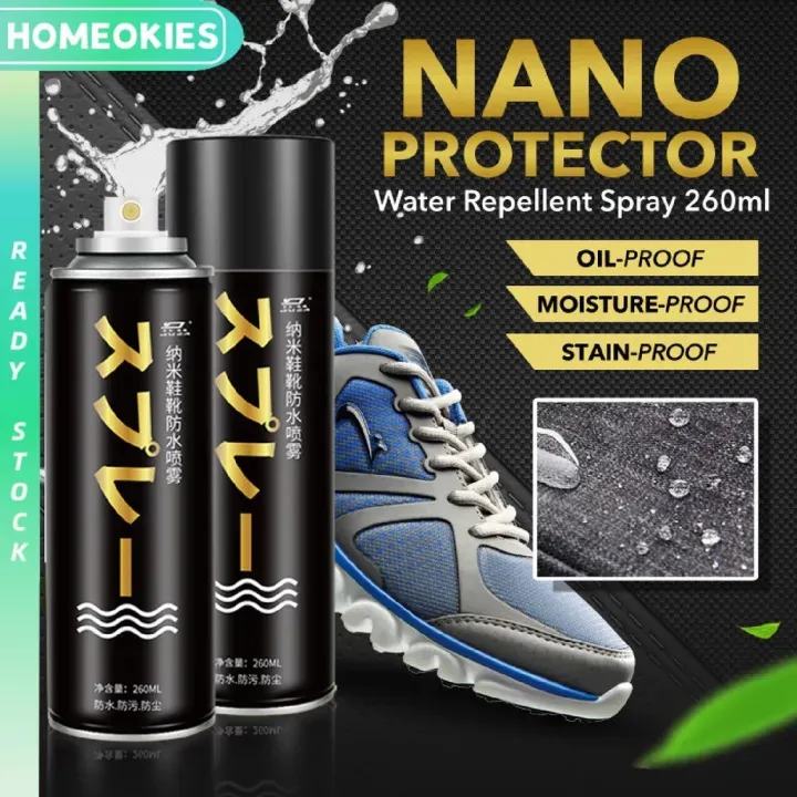 260ML Sneaker Shoe Waterproof Spray Water Repellent Spray Shoes Waterproof Spray Nano Shoes