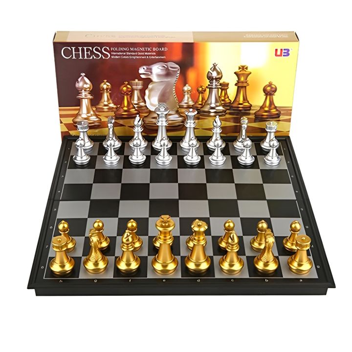 Magnetic Chess Set And Foldable Chess Board Playing Travel Chess Set