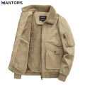 MANTORS Winter Men's Parka Coat Thicken Military Jacket Camping Coat Big Size Men Casual Clothing Warm Overcoat Male Outerwear. 