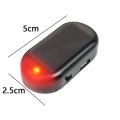 Car Security Light Solar Powered Simulated Dummy Alarm Wireless Warning Anti-Theft Caution Lamp LED Flashing Imitation. 