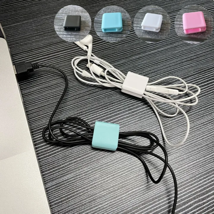 4PCS%20Portable%20Wired%20Earphone%20Data%20Cord%20Storage%20Buckle%20Clip-Universal%20Cable%20Wire%20Storage%20Clip%20Desk%20Tidy%20Organizer%20Cable%20Winder%20-%20Image%203