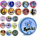 30style Double juego Cards Spot It HP Dobble Card Game Party Board Holidays Sports Cartoon Animals Alphabet Kids Educational Toy. 