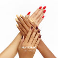 【Hot New Release】 MAYCHAO 12ml Gel Nail Polish 48 Colors Glossy Semi Permanent Soak Off UV LED Frosted Gel Nails Painting Varnish.