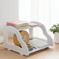 High Quality PVC Tarpaulin Double Layer Wall Mounted Shelf Stand for Wifi Modem Router.