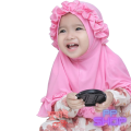HIJAB FOR YOUR ADORABLE DAUGHTER. DUBAI CHERRY CLOTH, FOR 1 YEARS TO 10 YEARS KIDS, MUSLIM KIDS' HIJAB.. 