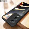 for Vivo Y17s Clear Case Shockproof Transparent Hard Phone Back Cover.