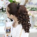 Curls Synthetic Clip In Ponytail Hair Extension Heat Resistant Pony Tail Fake Hair Ponytail Hairpiece. 