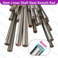 8mm Smooth Rod 8mm Linear Shaft Stainless Steel Smooth Rod Length 150mm 200mm 250mm 300mm / 6 Inches 8 Inches 10 Inches 12 Inches Motion Guide for 3D Printer CNC Machine. 