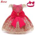 Baby Girls Christmas Dress 3 6 9 12 18 24 Months Toddler Newborn Lace Princess Dress 1 Year Old Birthday Party New Year Costume.