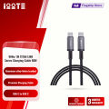 WiWU 1M Aluminum alloy Nylon braided TITAN LINK Series Charging Cable with 60W USB-C to C #Wi-C057. 