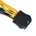 8 Pin to 3X 8Pin (6+2) Pin PCI-E Extension Cable for Graphics Card. 