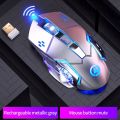 Wireless Gaming Mouse 2.4G USB 1600DPI LED Backlit Rechargeable Adjustable Gamer Silent Mouse Gamer Mute Mice for PC Laptop.