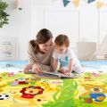 Baby Mat Crawling Play Mats for Baby Kids Gym Crawl Carpet Infant Care Waterproof Mattress (Large Size - 5  Feet 3 Feet,. 