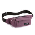 Multifunctional waist bag men's nylon cloth sports running mobile phone belt bag women's work site wear-resistant shoulder bag. 
