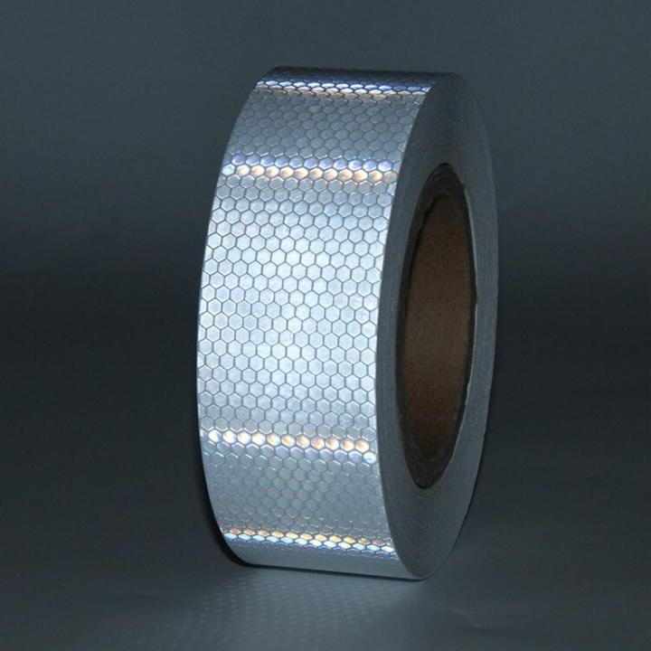 5cm Wide Reflective Tape Safety Warning Conspicuity Film Adhesive tape 2" width red white yellow blue green