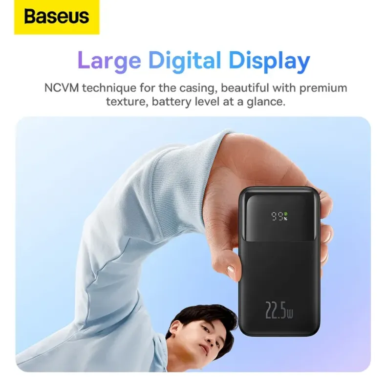 Gadgetoo Baseus Xundian Power Bank 10000Mah 22.5W Gadgetoo Baseus Xundian Power Bank 10000Mah 22.5W