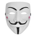 1pc Halloween Face Mask Black White V For Vendetta Hackers Cos Mask Halloween Cosplay Party Diy Masks Anime Anonymous Headwear. 