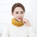 Women Men Warm Scarf Winter Autumn Bandana Neck Scarf Fleece Headband Shawl Bib Knitting Fleece Thick Velveted Rings Muffler.