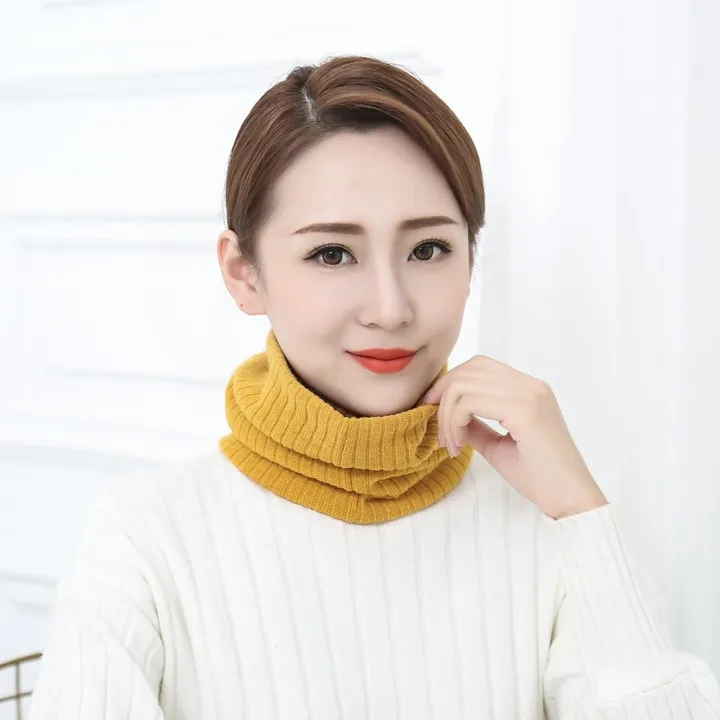 Women%20Men%20Warm%20Scarf%20Winter%20Autumn%20Bandana%20Neck%20Scarf%20Fleece%20Headband%20Shawl%20Bib%20Knitting%20Fleece%20Thick%20Velveted%20Rings%20Muffler%20-%20Image%203