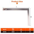 Harden 40x60cm Stainless steel Universal Angle square ruler with metric and inch scale Professional Steel Carpenter 580736.