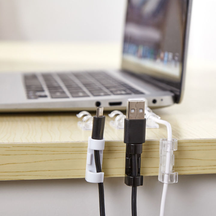 20Pcs%20Cable%20Organizer%20Clips%20Cable%20Management%20Desktop%20Workstation%20Wire%20Manager%20Cord%20Holder%20Usb%20Charging%20Data%20Line%20Winder%20-%20Image%206