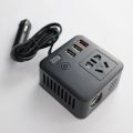Car Inverter A/C 12V/24V to D/C 110V/220V Digital Display Car Power Adapter Auto Converter QC3.0 Fast Charging Inverter Multi-Protection Car Charger Adapter Car D/C Power Home A/C Power Converter. 