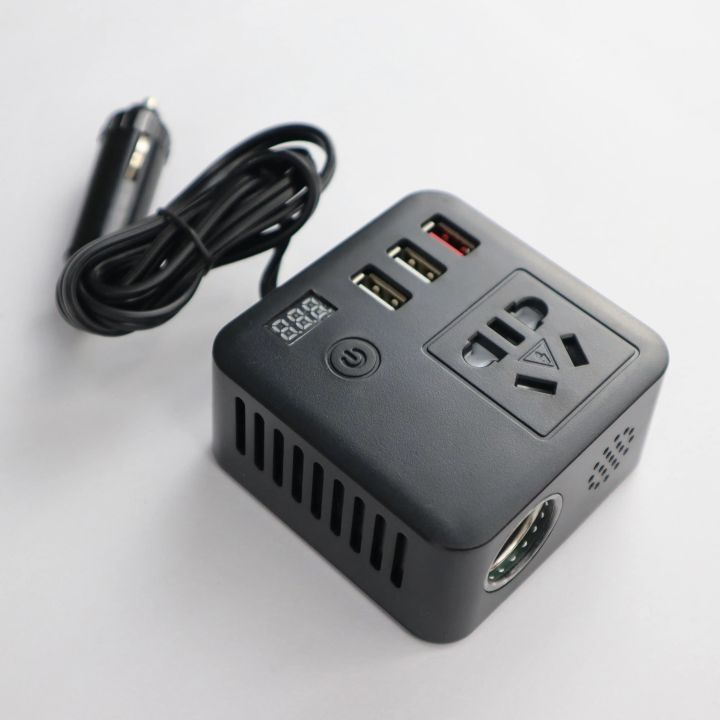 Car%20Inverter%20A/C%2012V/24V%20to%20D/C%20110V/220V%20Digital%20Display%20Car%20Power%20Adapter%20Auto%20Converter%20QC3.0%20Fast%20Charging%20Inverter%20Multi-Protection%20Car%20Charger%20Adapter%20Car%20D/C%20Power%20Home%20A/C%20Power%20Converter%20-%20Image%207