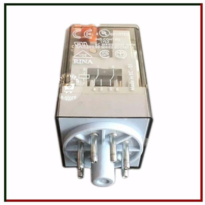 Relay%20220VAC%2010A%20Mini%20Electromagnetic%20Relay%2060.12.8.220.0040%20General%20Purpose%20Relay%20Coil%20Voltage%20AC%20220V%202%20pole%208%20Pin%20Round%20Use%20for%20Household%20and%20Industrial%20Similar%20Finder%20Fender%20MK2-P1%20-%20Image%204