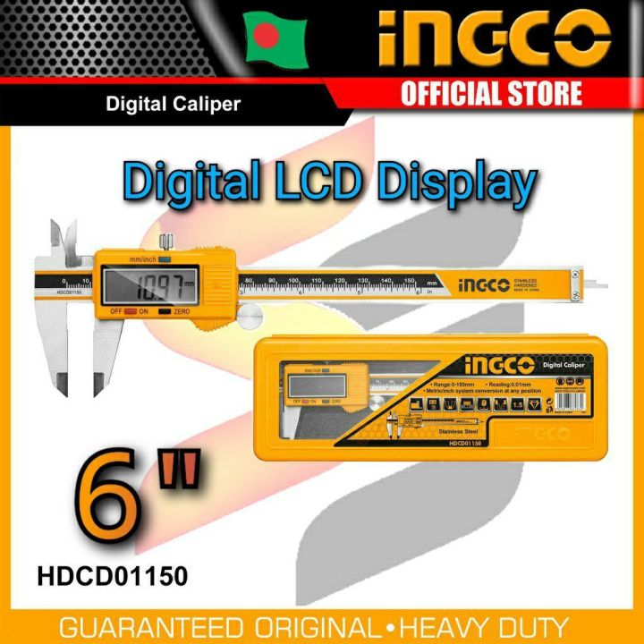 INGCO 150mm Digital caliper HDCD28150