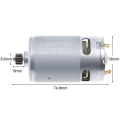 2X RS550 18V 19500 RPM DC Motor with Two-Speed 11 Teeth and High Torque for Electric Drill/Screwdriver.
