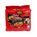 Hot Chicken Ramen 2X Spicy Noodles, 5 X 140 grams - korean. 
