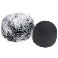 Furry Windshield Foam Microphone Windshield-for Blue Yeti, Blue Yeti Pro USB Microphone Windshield Pop-Up Filter (2Pcs). 