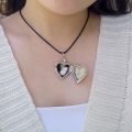 Picture Photo Small Love Heart Locket Necklace Kids Girls/Women Jewelry Gift.