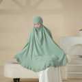 Long Kuchi Hijab-Khimar-Head Scarf-Jilbab-Abaya-Niqab Collection Vangchur Fabric From Hijaby. 