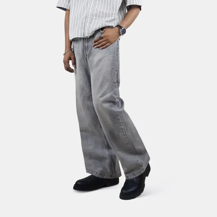 Light%20Grey%20Baggy%20Jeans%20%7C%20100%25%20Exported%20Men's%20Baggy%20-%20Image%202