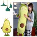 【Trick or Treat Alliance Mall】Kawaii Stuffed Fruit Avocado Doll Green Giant Avocado Plush Toy Soft Big Sleeping Pillow Birthday Gift for Girl.