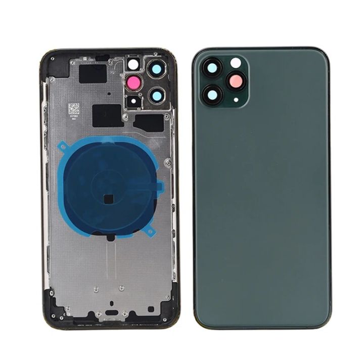 Back%20Housing%20For%20iPhone%2011%20Pro%20Max%20Back%20Battery%20Door%20Glass%20with%20Middle%20Chassis%20Frame%20SIM%20Tray%20Side%20Key%20Parts%20-%20Image%204