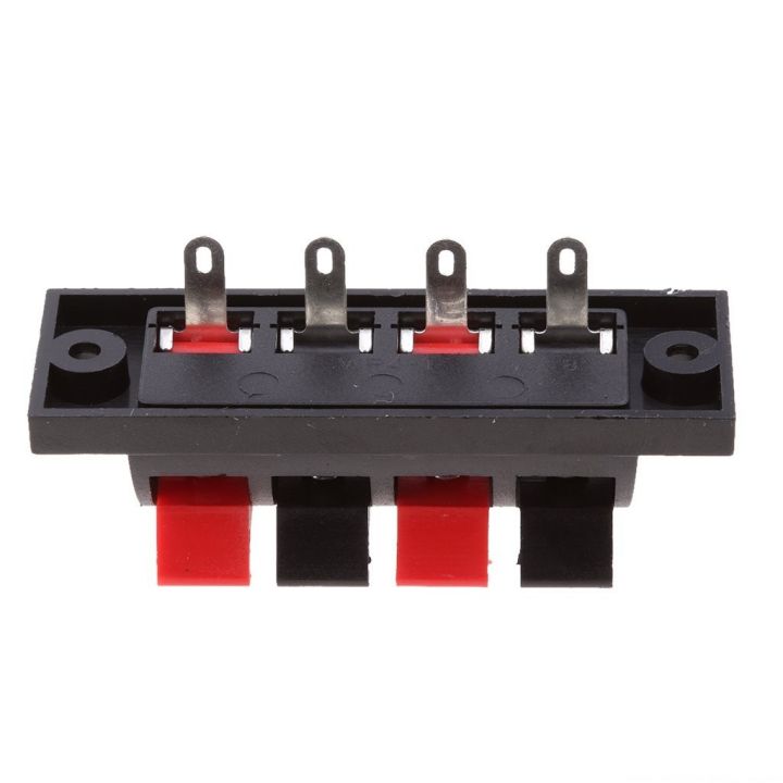 4-WAY%20Speaker%20Terminal%20Block%204%20Way%20Connector%20Vertical%20Amplifier%20PCB%20Mount%204%20Positions%20Cables%20Jointing%20Clamp%20Test%20Clip%20Stereo%20Strip%20Shape%20Push%20Release%20Plate%202%20Black%202%20Red%20-%20Image%202