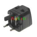 mini World Travel Plug Adapter Change US/AU//UK/EU/Japan/...world Plug wonpro 110-220 voltage Black.