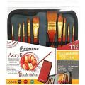 Giorgione Wallet Brush Set for Acrylic Colors 11pcs.