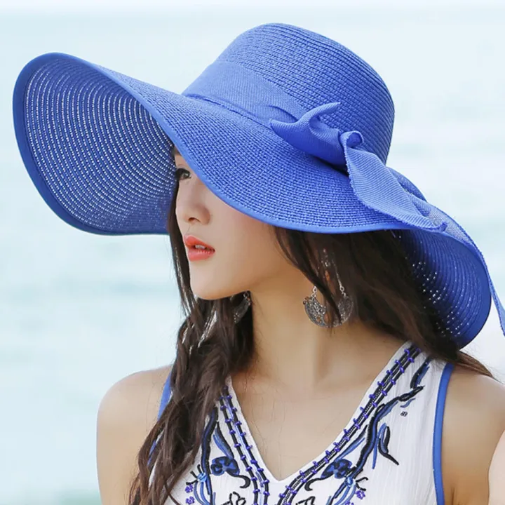 Folding%20Sun%20Hat%20Bamboo%20Sun%20Hat%20Hundreds%20Of%20Beach%20Hat%20Hand%20Knit%20Sun%20Hat%20Summer%20Ladies%20Sun%20Hat%20Straw%20Hat%20With%20Bow%20-%20Image%207