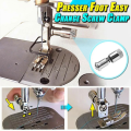 1PCS Presser Foot Easy Change Screw Clamp Sewing Machine Presser Foot Changer Quick Change Sewing Tools For Sewing Machine FU.